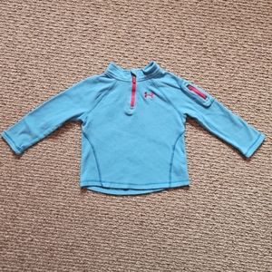 Girls 4T Under Armour Quarter Zip Fleece